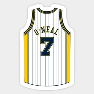 Jermaine O'Neal Indiana Jersey Qiangy Sticker